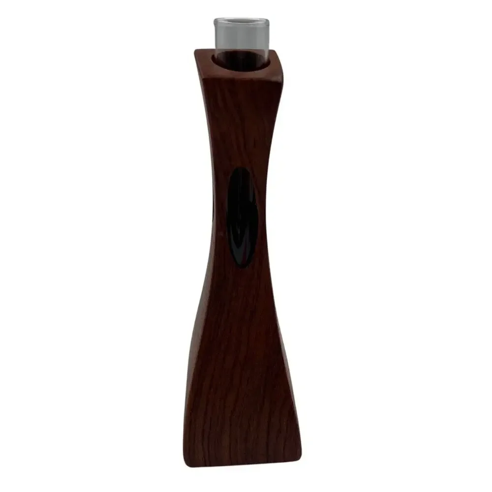 Vintage MCM Wood Test Tube Vial Bud Vase Propagation Macacauba Walnut‎ Mini - Picture 4 of 9